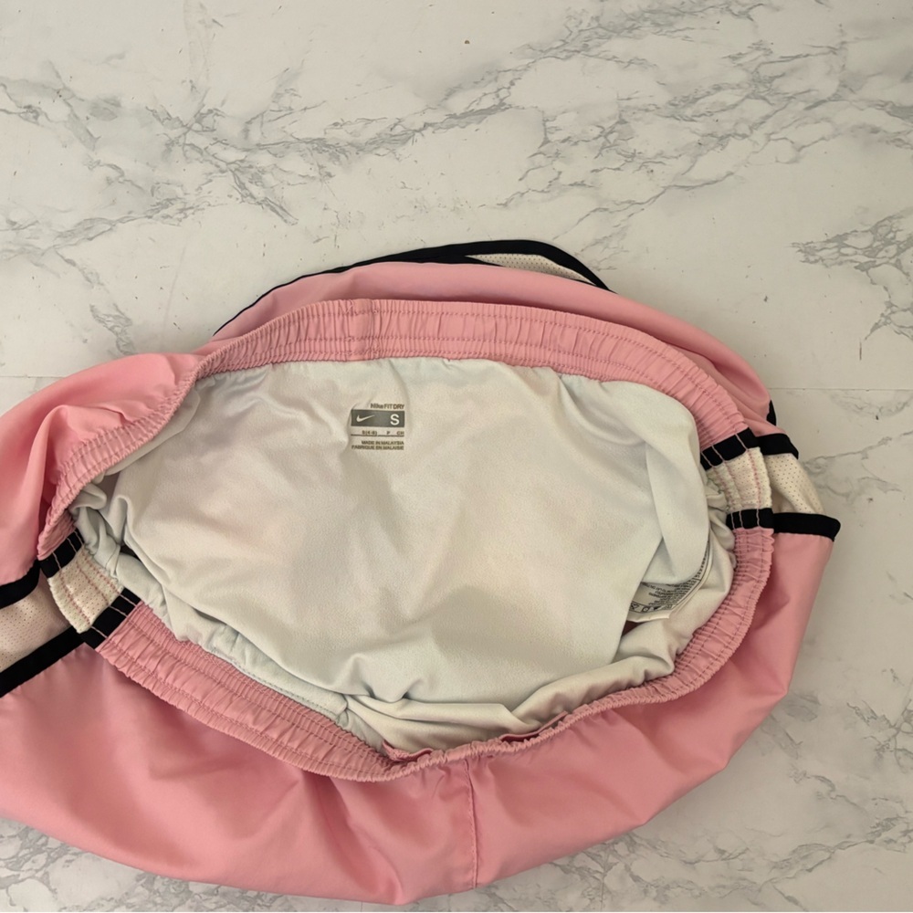 Nike Dri-Fit Tempo Pink Running Shorts Women's Size Small Lined Elastic Waist - Picture 5 of 5